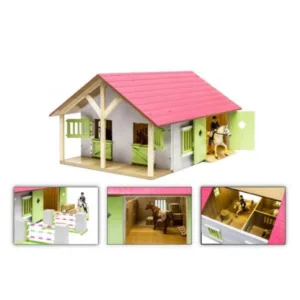 Kids Globe Hestestald 2 Bokse Pink -