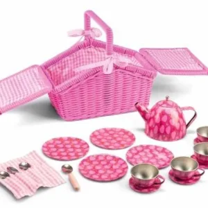 Picnickurv med testel, 18 dele -