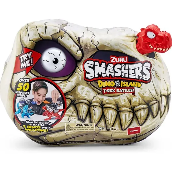 Smashers Dino Island T-Rex BattlePlayset -