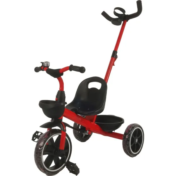 Trehjulet Cykel med Skubbestang -