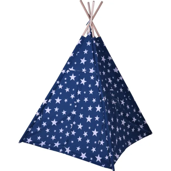 Tipi Legetelt 130x160 cm Blå -