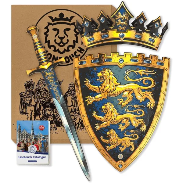 Triple Lion sæt (Sværd, skjold og krone) -