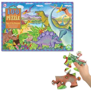 Puslespil Dinosaurer 100 brikker -