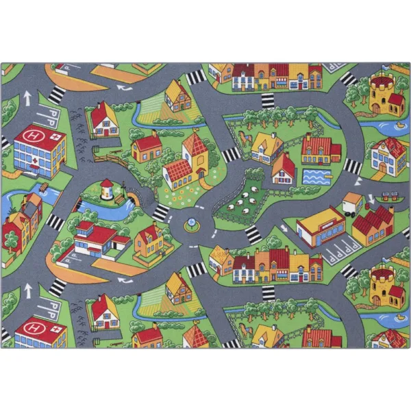 Gulvtæppe, Legetæppe By-Trafik 140 x 200 -