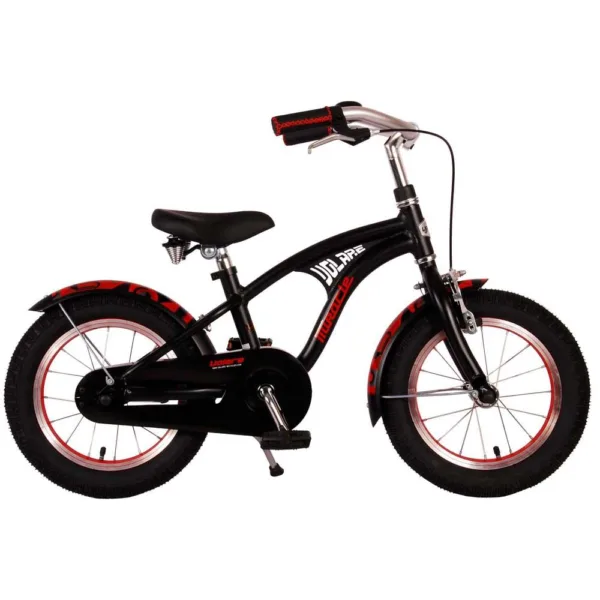 Miracle Cruiser Mat Sort Cykel 14 tommer -