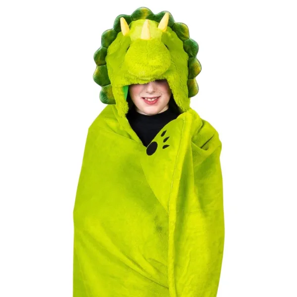Tæppe med hætte, dino -