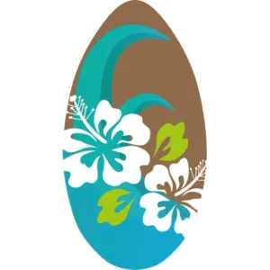 Skimboard Flower 94 cm -