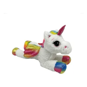 Liggende Enhjørning Bamse 55 cm -